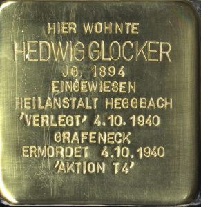 Stolperstein Glocker Hedwig 1894-1940